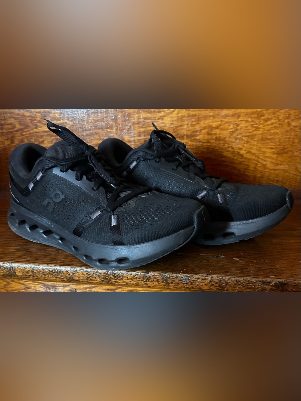 On Running Women’s Black Cloudsurfer 2 Running Sneakers